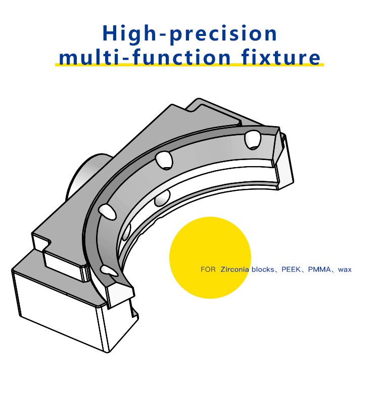 Dental Cad Cam 5 Axis Dental Milling Machine For Zirconia Block advantages 0 Dental Cad Cam 5 Axis Dental Milling Machine For Zirconia Block advantages 0