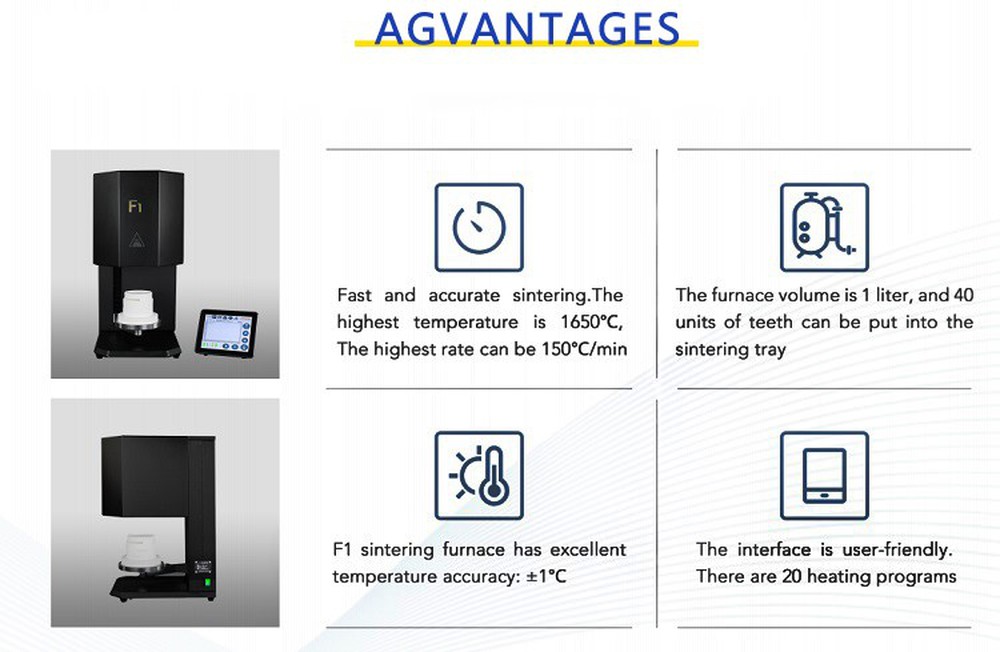 Dental Fast slow Zirconia Sintering oven Furnace ADVANTAGES Dental Fast slow Zirconia Sintering oven Furnace ADVANTAGES