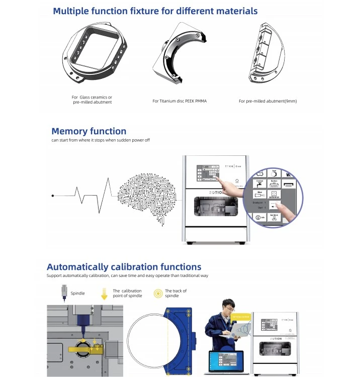 4 Axis 5 Axis Dental Glass Ceramic cad cam Denture Crown Dental Milling Machine advantage 4 Axis 5 Axis Dental Glass Ceramic cad cam Denture Crown Dental Milling Machine advantage