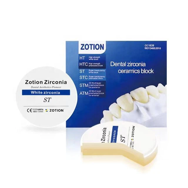 LT HT ST White Zirconia Block