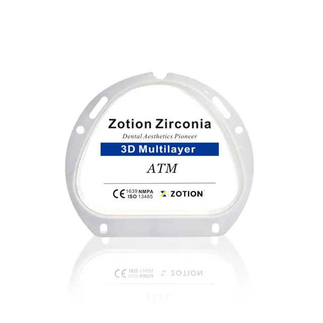 3D Multilayer Preshade Zirconia Ceramic Block For Dental Lab Material
